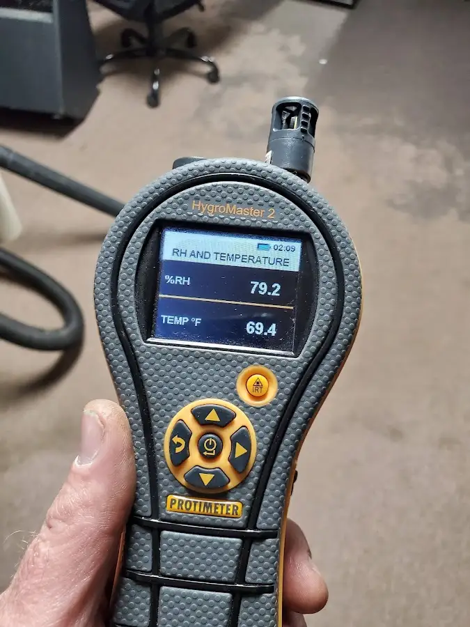 Moisture meter humidity assessment for Fire & Smoke Damage Restoration in Clifton